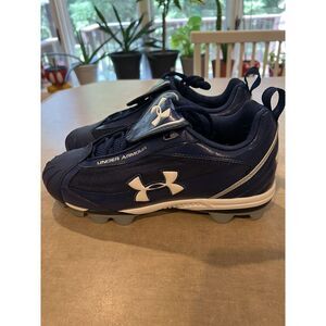 Under Armour NIB Women's Cleats Laser Size 9 Diamond Blue/White